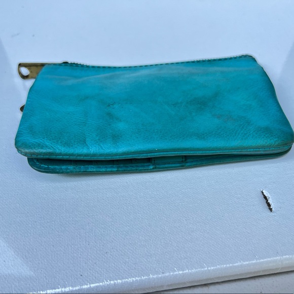 Fossil green leather wallet - Picture 5 of 9